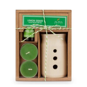 Aroma oil burner gift set - Aura