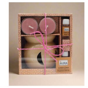 Aroma oil burner gift set - Aura