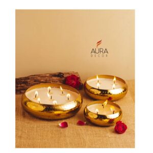 Multi wick urli candle - Aura