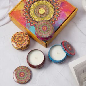 Moroccan tin jar candle - Aura