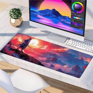 Desk mat 23inch by 11inch - with stitch - 3mm